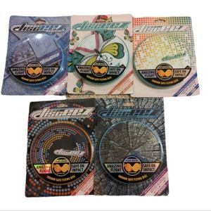 NEW Lot of 5 Disceez Cruiser Flying Disc Frisbee New Worx Toys Indoor Safe